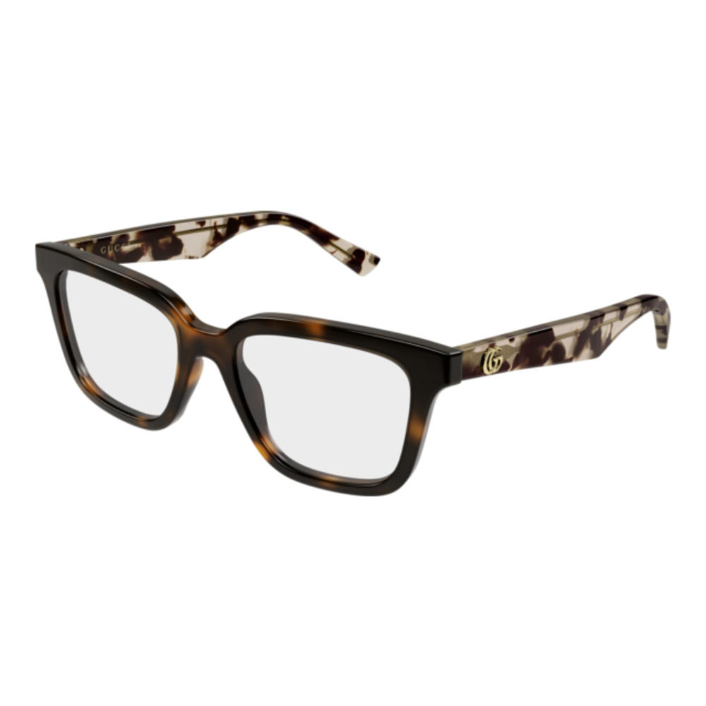 Gucci GG2186OA Eyeglasses Havana Brown Acetate Square